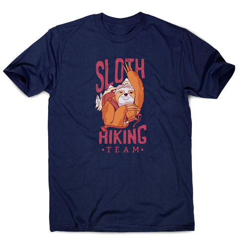 Sloth hiking team men's t-shirt - Graphic Gear
