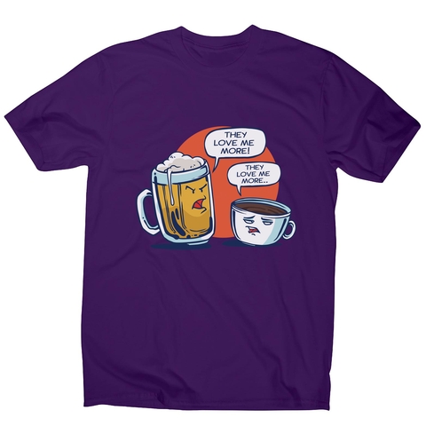 Beer vs coffee men's t-shirt - Graphic Gear