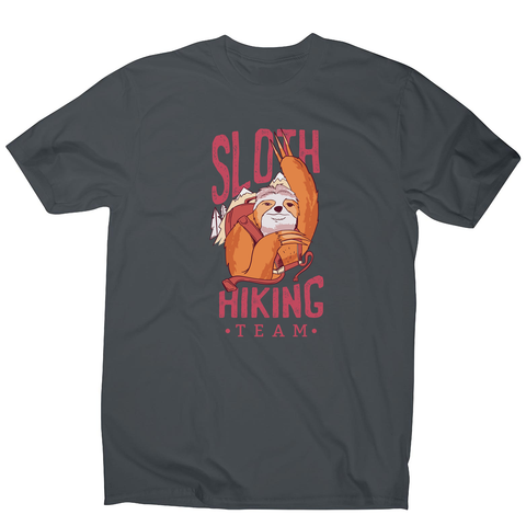 Sloth hiking team men's t-shirt - Graphic Gear