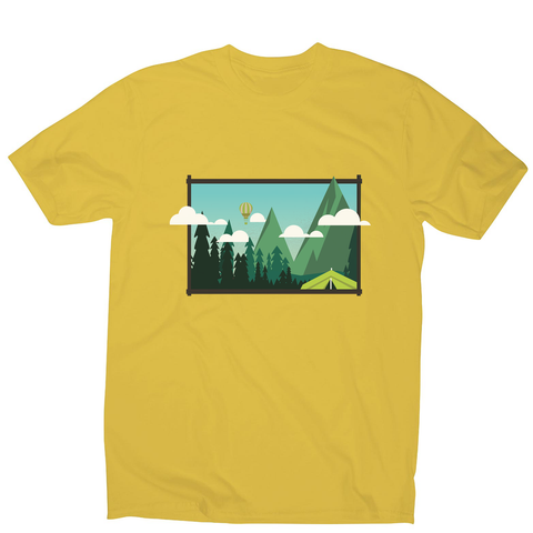 Camp landscape men's t-shirt - Graphic Gear