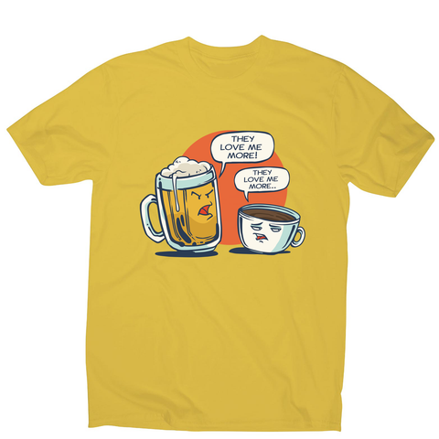 Beer vs coffee men's t-shirt - Graphic Gear