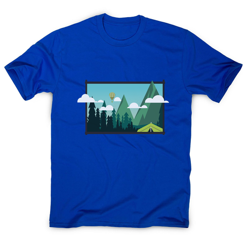Camp landscape men's t-shirt - Graphic Gear