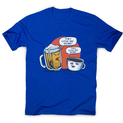 Beer vs coffee men's t-shirt - Graphic Gear