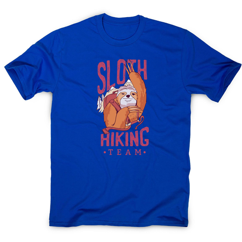 Sloth hiking team men's t-shirt - Graphic Gear