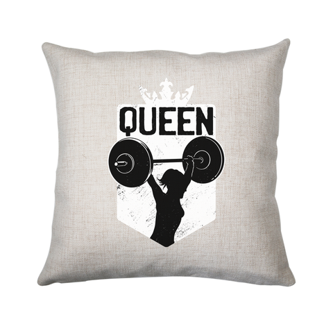 Weightlifting queen cushion cover pillowcase linen home decor - Graphic Gear