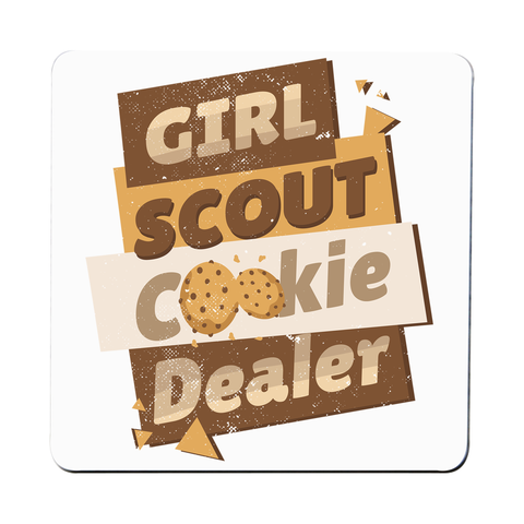 Girl scout quote coaster drink mat - Graphic Gear