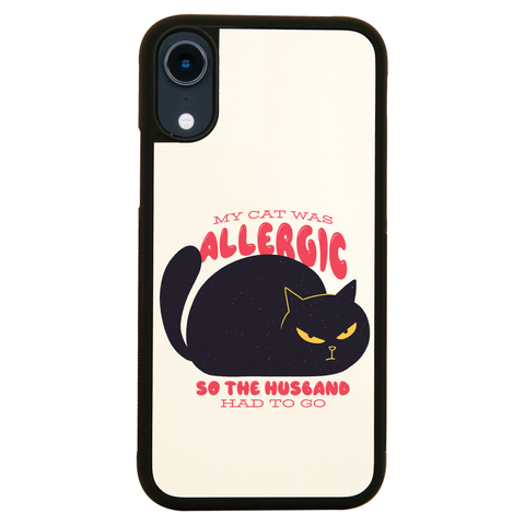Allergic cat iPhone case cover 11 11Pro Max XS XR X - Graphic Gear