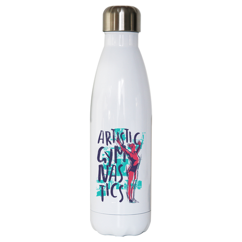 Artistic gymnast water bottle stainless steel reusable - Graphic Gear