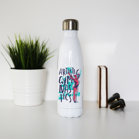 Artistic gymnast water bottle stainless steel reusable - Graphic Gear