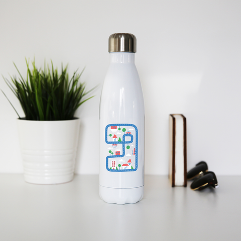 Kid city water bottle stainless steel reusable - Graphic Gear