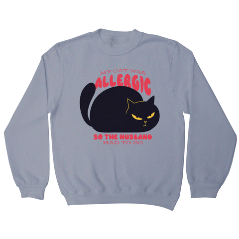 Allergic cat sweatshirt - Graphic Gear