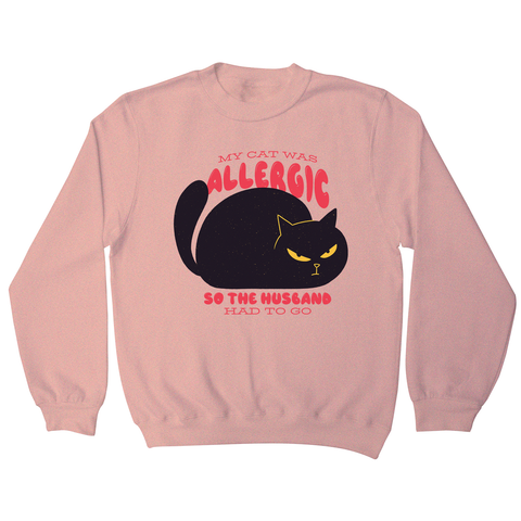 Allergic cat sweatshirt - Graphic Gear