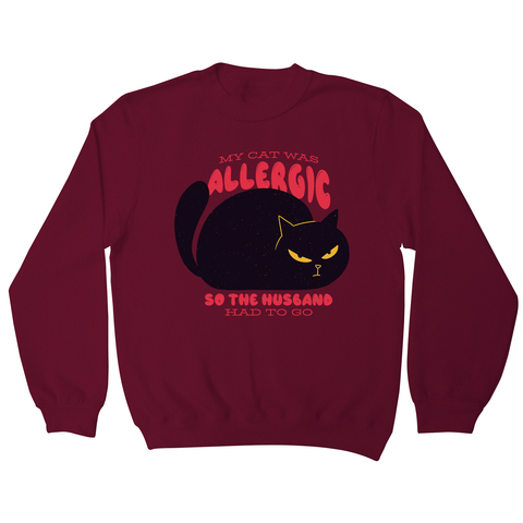 Allergic cat sweatshirt - Graphic Gear