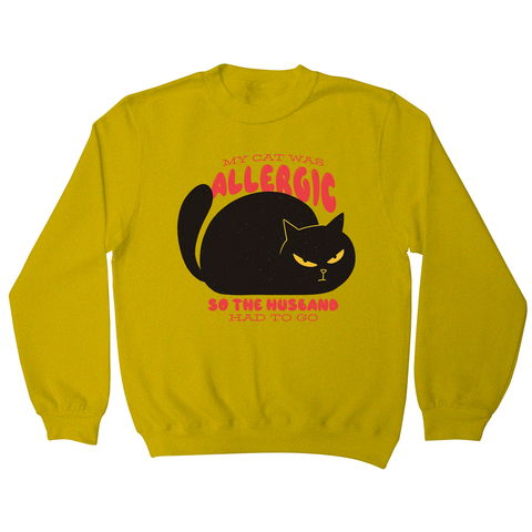 Allergic cat sweatshirt - Graphic Gear