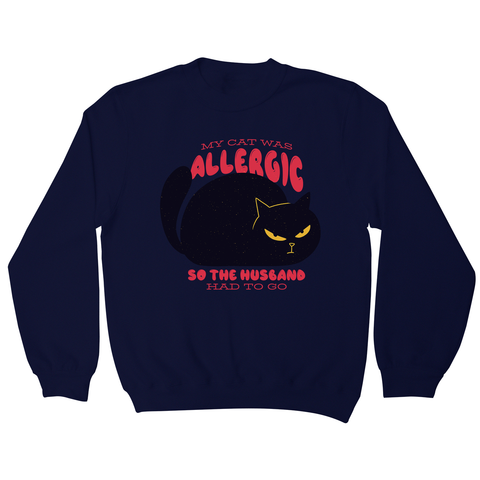 Allergic cat sweatshirt - Graphic Gear