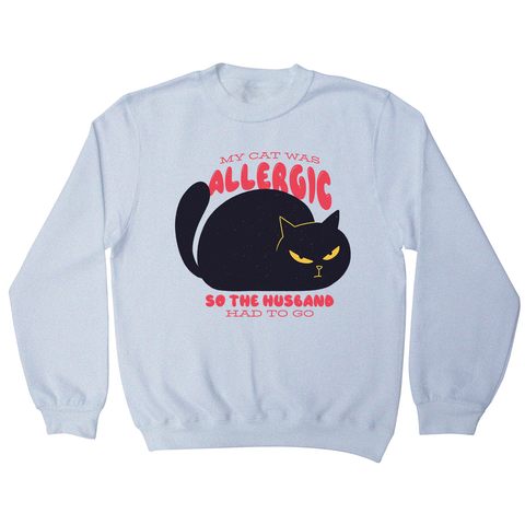 Allergic cat sweatshirt - Graphic Gear