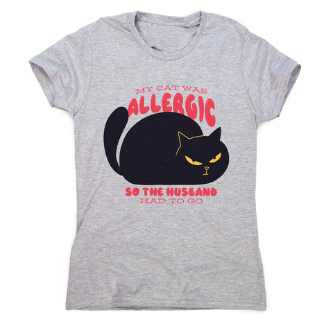 Allergic cat women's t-shirt - Graphic Gear