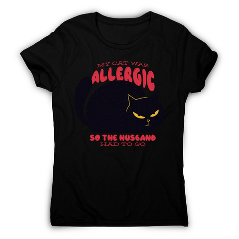 Allergic cat women's t-shirt - Graphic Gear