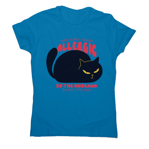Allergic cat women's t-shirt - Graphic Gear