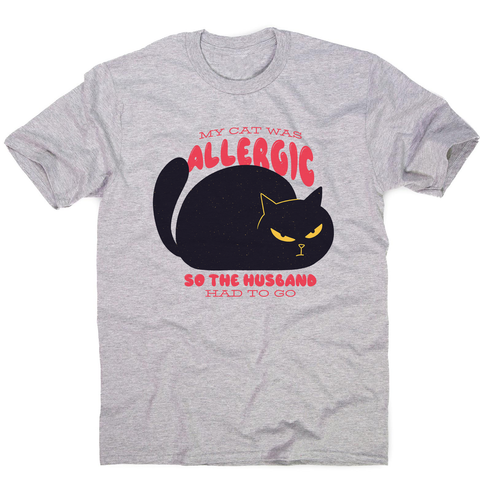 Allergic cat men's t-shirt - Graphic Gear