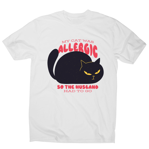 Allergic cat men's t-shirt - Graphic Gear