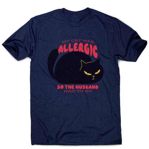 Allergic cat men's t-shirt - Graphic Gear