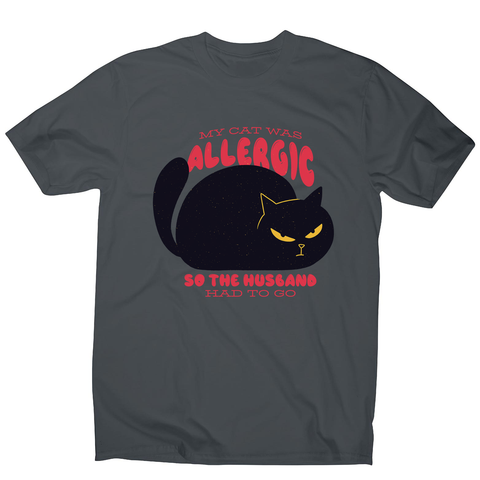 Allergic cat men's t-shirt - Graphic Gear