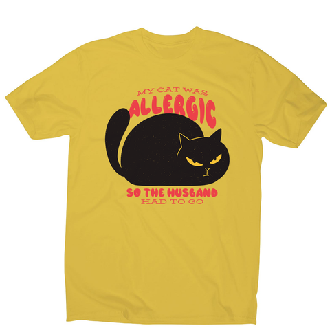 Allergic cat men's t-shirt - Graphic Gear