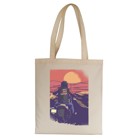Road biker tote bag canvas shopping - Graphic Gear