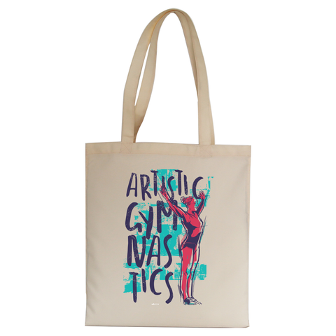Artistic gymnast tote bag canvas shopping - Graphic Gear