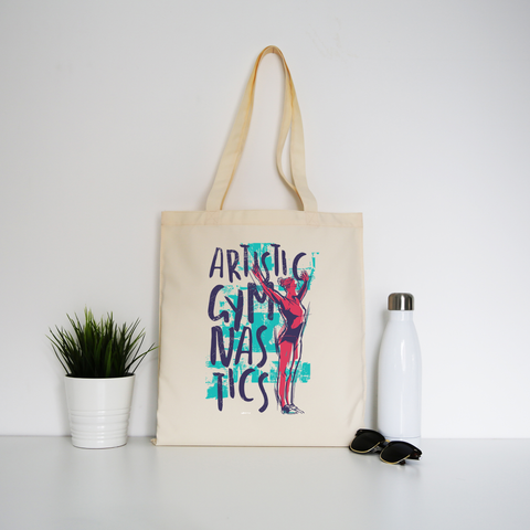 Artistic gymnast tote bag canvas shopping - Graphic Gear