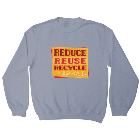 Red recycle sweatshirt - Graphic Gear