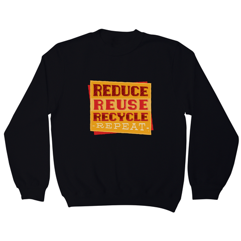 Red recycle sweatshirt - Graphic Gear