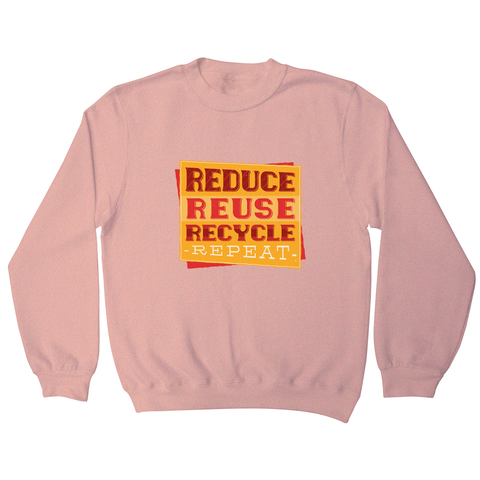 Red recycle sweatshirt - Graphic Gear