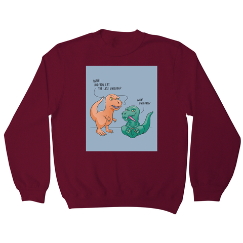 Funny dinosaur unicorn sweatshirt - Graphic Gear