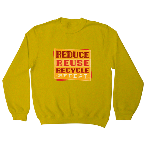 Red recycle sweatshirt - Graphic Gear