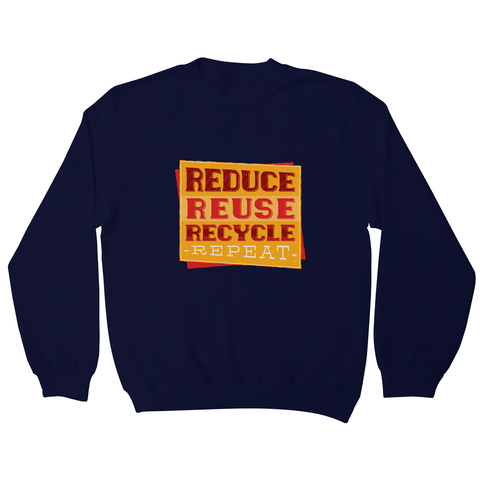 Red recycle sweatshirt - Graphic Gear