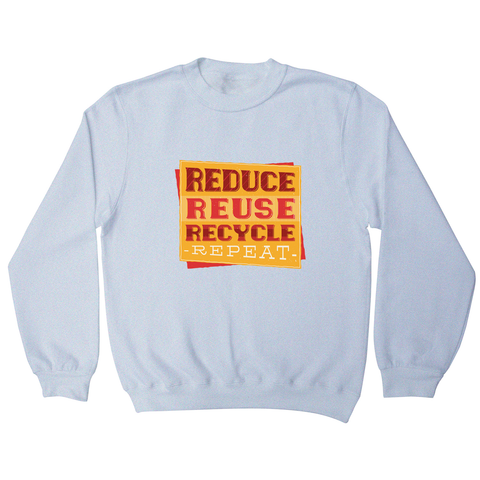 Red recycle sweatshirt - Graphic Gear