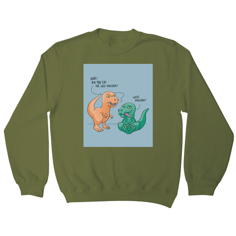 Funny dinosaur unicorn sweatshirt - Graphic Gear
