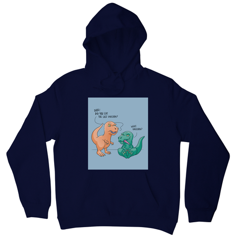 Funny dinosaur unicorn hoodie - Graphic Gear