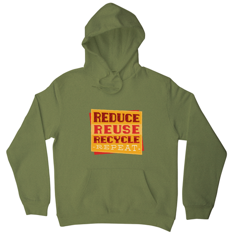 Red recycle hoodie - Graphic Gear