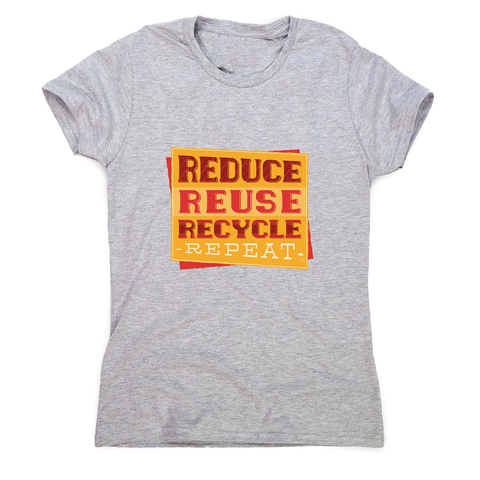 Red recycle women's t-shirt - Graphic Gear