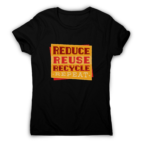 Red recycle women's t-shirt - Graphic Gear