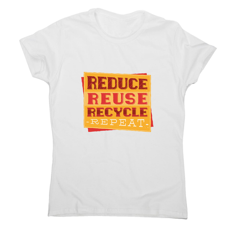 Red recycle women's t-shirt - Graphic Gear
