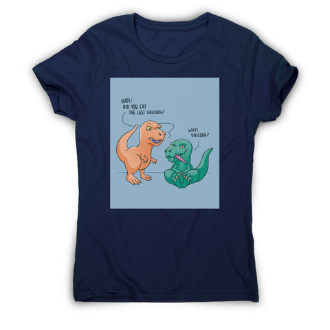 Funny dinosaur unicorn women's t-shirt - Graphic Gear