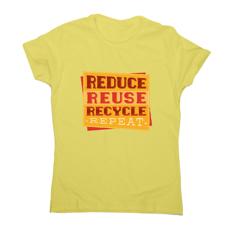 Red recycle women's t-shirt - Graphic Gear