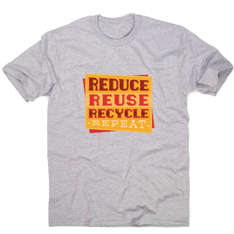Red recycle men's t-shirt - Graphic Gear