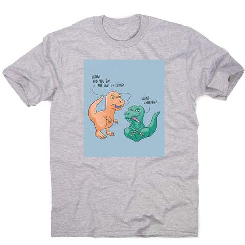 Funny dinosaur unicorn men's t-shirt - Graphic Gear