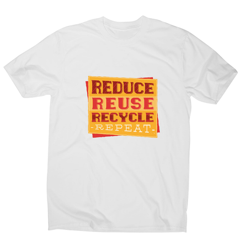 Red recycle men's t-shirt - Graphic Gear