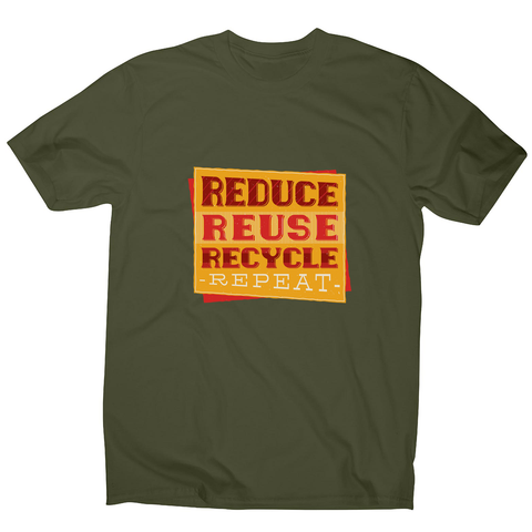 Red recycle men's t-shirt - Graphic Gear